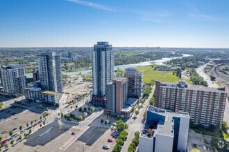 602 8 Av SE, Calgary, AB - AERIAL map view