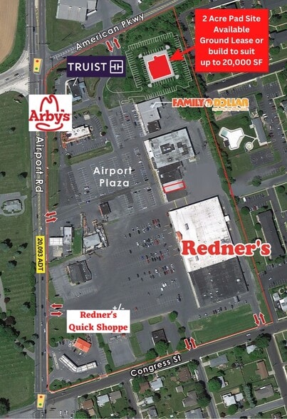 1231-1319 Airport Rd, Allentown, PA for lease - Building Photo - Image 2 of 3