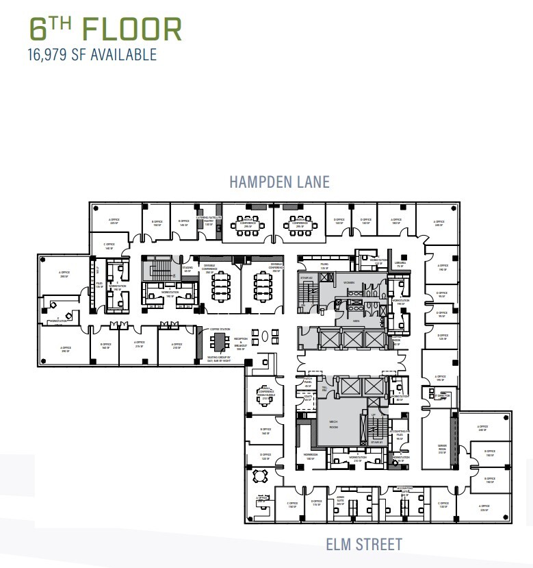 4800 Hampden Ln, Bethesda, MD for lease Floor Plan- Image 1 of 1