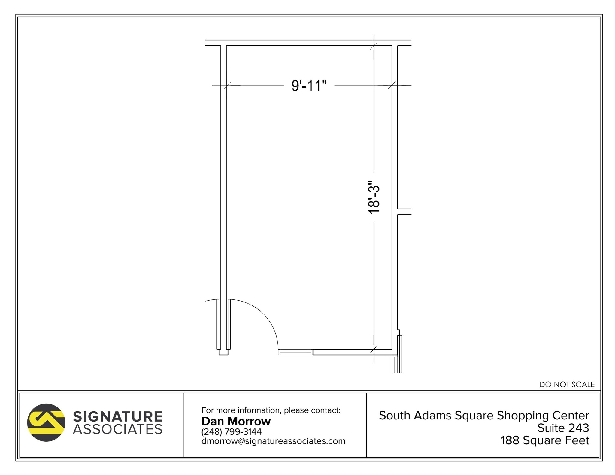 725 S Adams Rd, Birmingham, MI for lease Floor Plan- Image 1 of 1