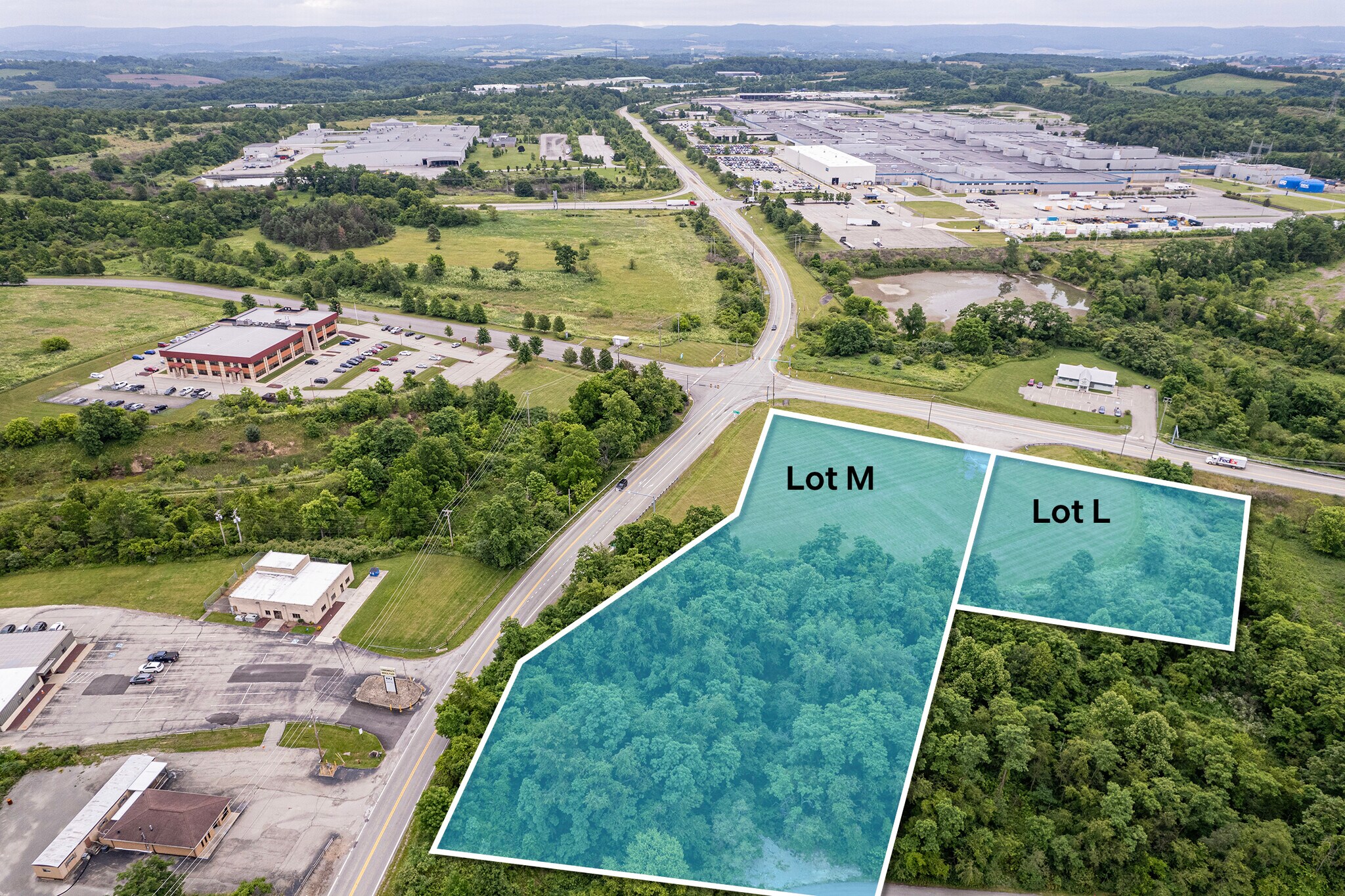 Old Route 119, Ruffs Dale, PA for sale Aerial- Image 1 of 5