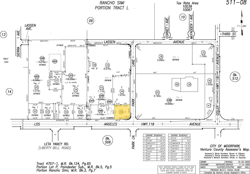 301 W Los Angeles Ave, Moorpark, CA for sale - Plat Map - Image 2 of 3