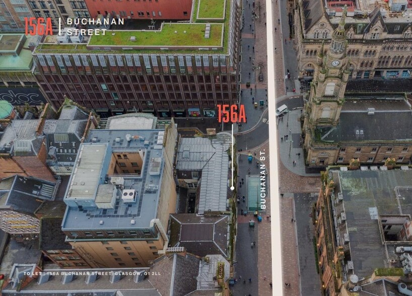 156A Buchanan St, Glasgow for lease - Aerial - Image 1 of 4