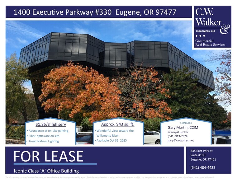 1400 Executive Pky, Eugene, OR for lease - Building Photo - Image 1 of 6