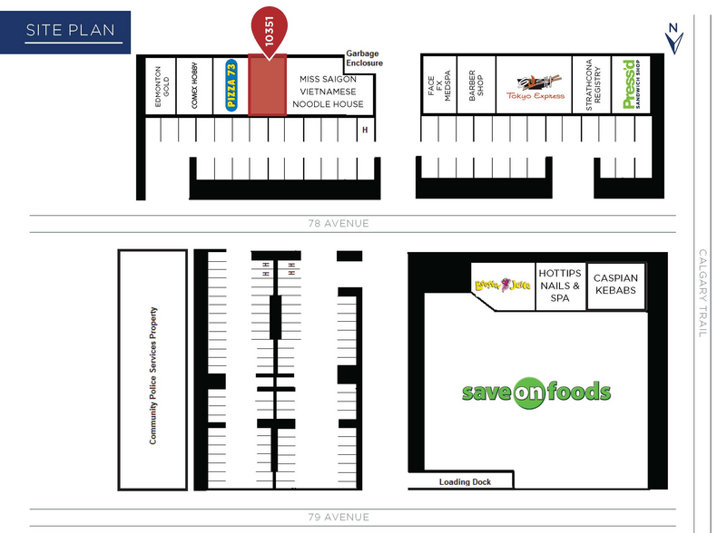 10349 78th Ave NW, Edmonton, AB for lease - Floor Plan - Image 3 of 3