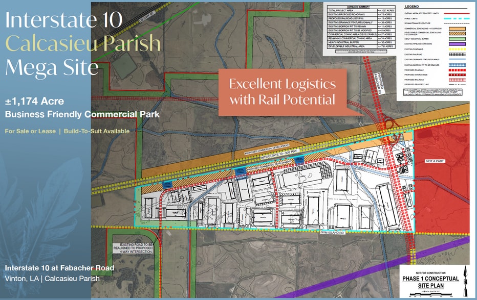 00 I-10, Vinton, LA for sale - Site Plan - Image 1 of 4