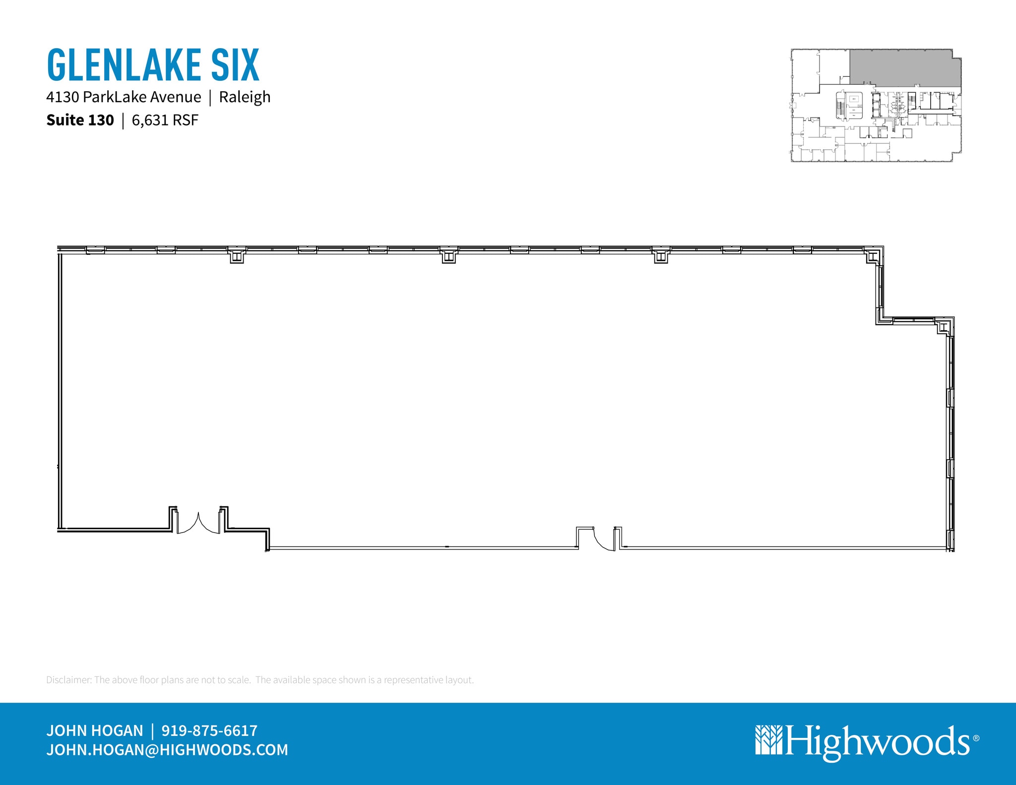 4130 Parklake Ave, Raleigh, NC for lease Floor Plan- Image 1 of 1