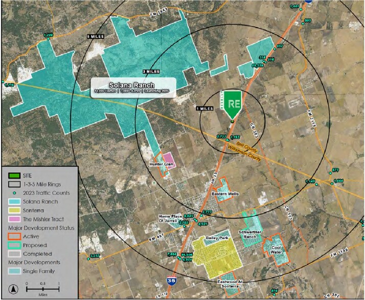 22612 S IH 35 Service Rd, Jarrell, TX for lease - Building Photo - Image 2 of 9