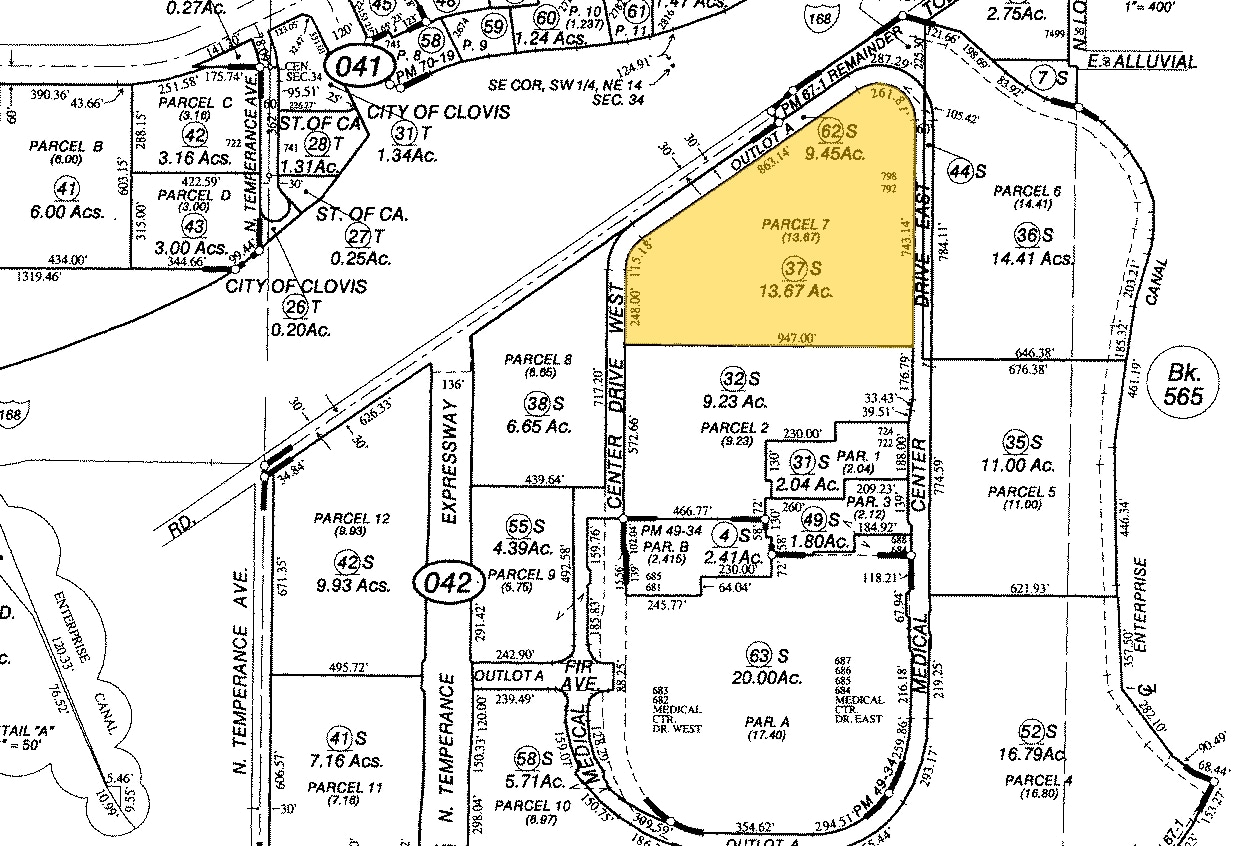 729 Medical Center Dr E, Clovis, CA for sale Plat Map- Image 1 of 1