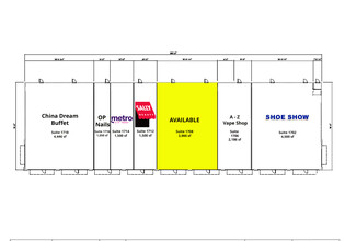 1700-1716 S 1st St, Chickasha, OK for lease Site Plan- Image 2 of 2