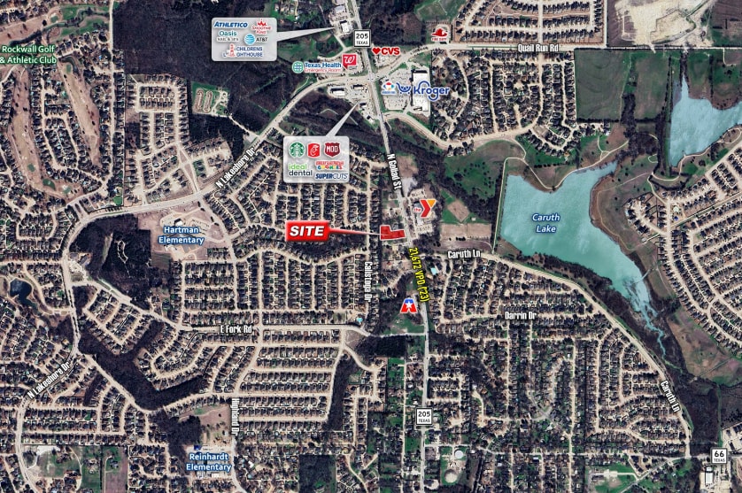 1209 N Goliad St, Rockwall, TX for lease - Aerial - Image 3 of 3