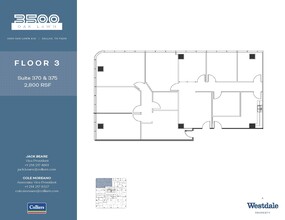 3500 Oak Lawn Ave, Dallas, TX for lease Floor Plan- Image 2 of 2