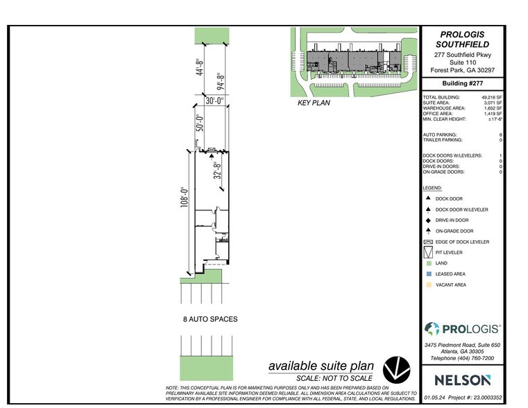 277 Southfield Pky, Forest Park, GA for lease - Site Plan - Image 2 of 3