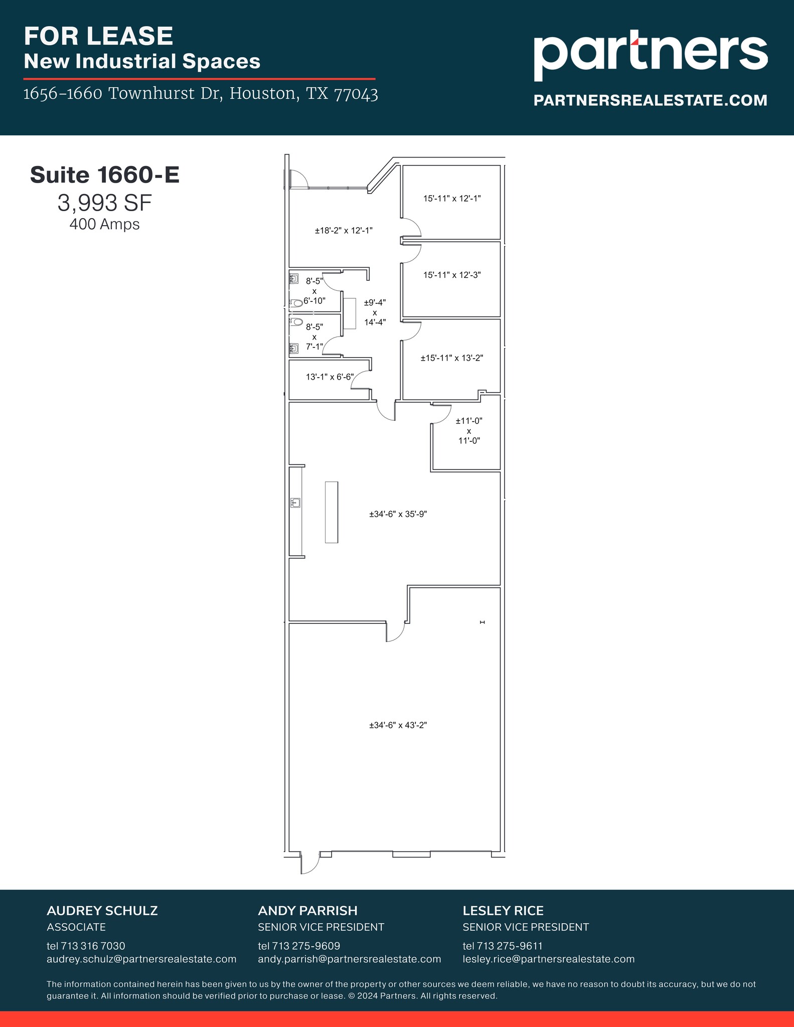 1656-1660 Townhurst Dr, Houston, TX for lease Site Plan- Image 1 of 1