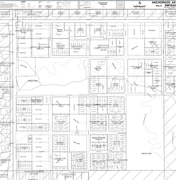 2400-2488 E Tudor Rd, Anchorage, AK for sale - Plat Map - Image 1 of 1