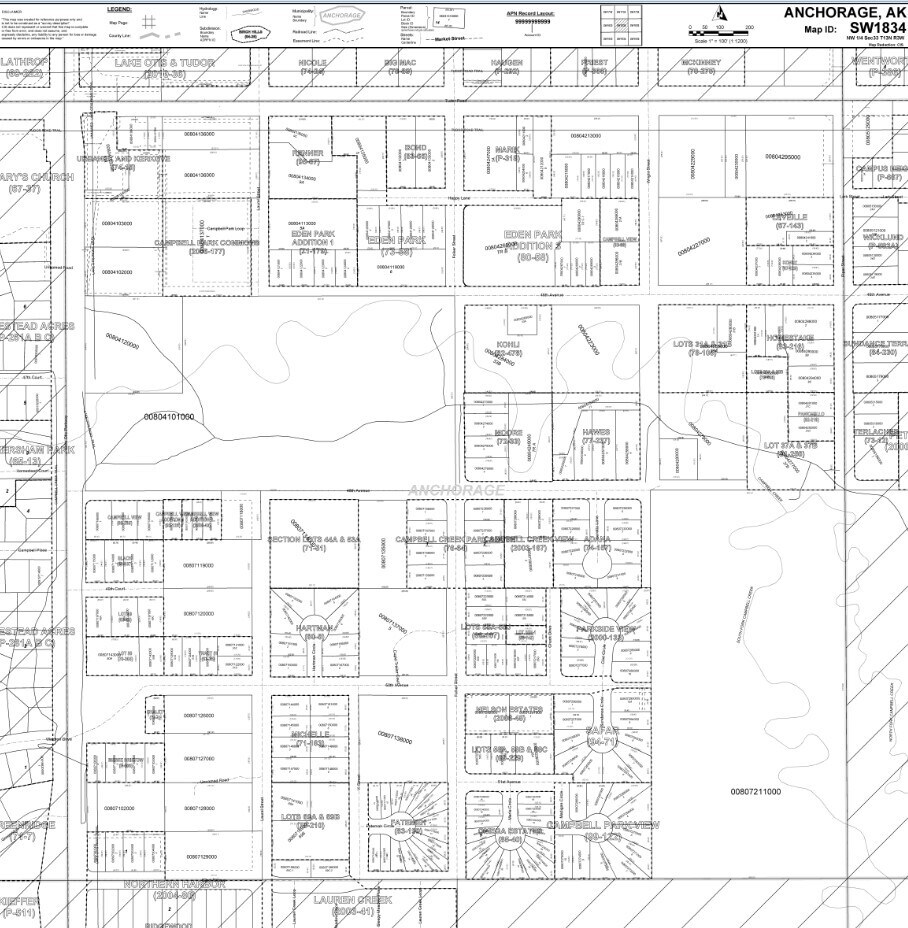 2400-2488 E Tudor Rd, Anchorage, AK for sale Plat Map- Image 1 of 1