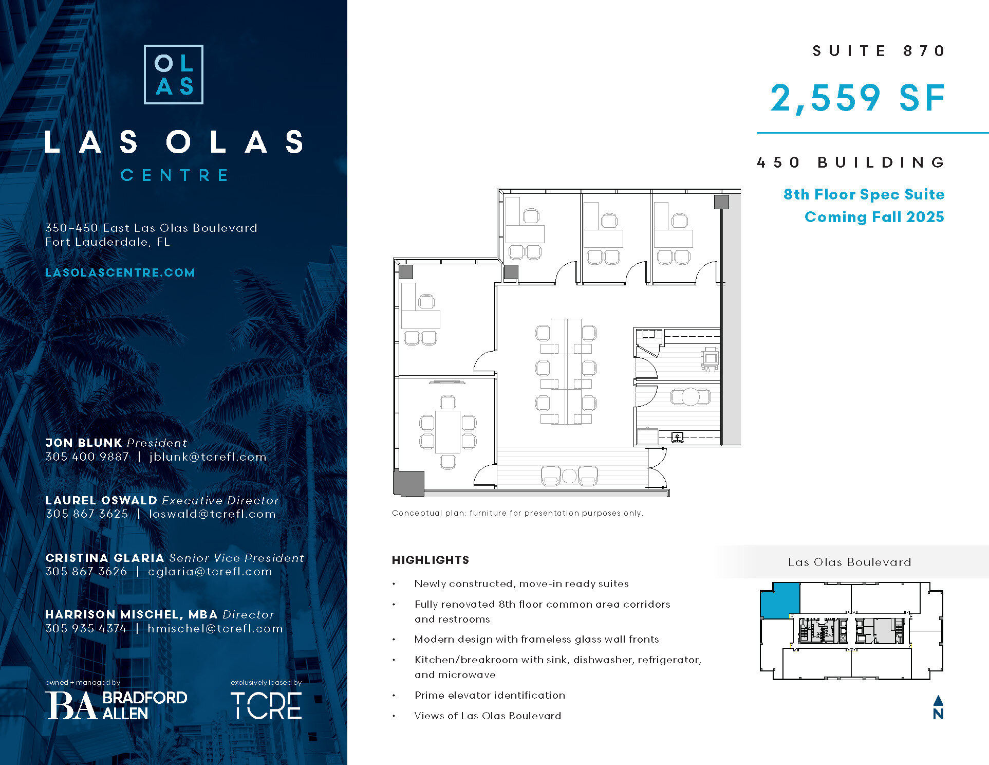 450 E Las Olas Blvd, Fort Lauderdale, FL for lease Floor Plan- Image 1 of 1