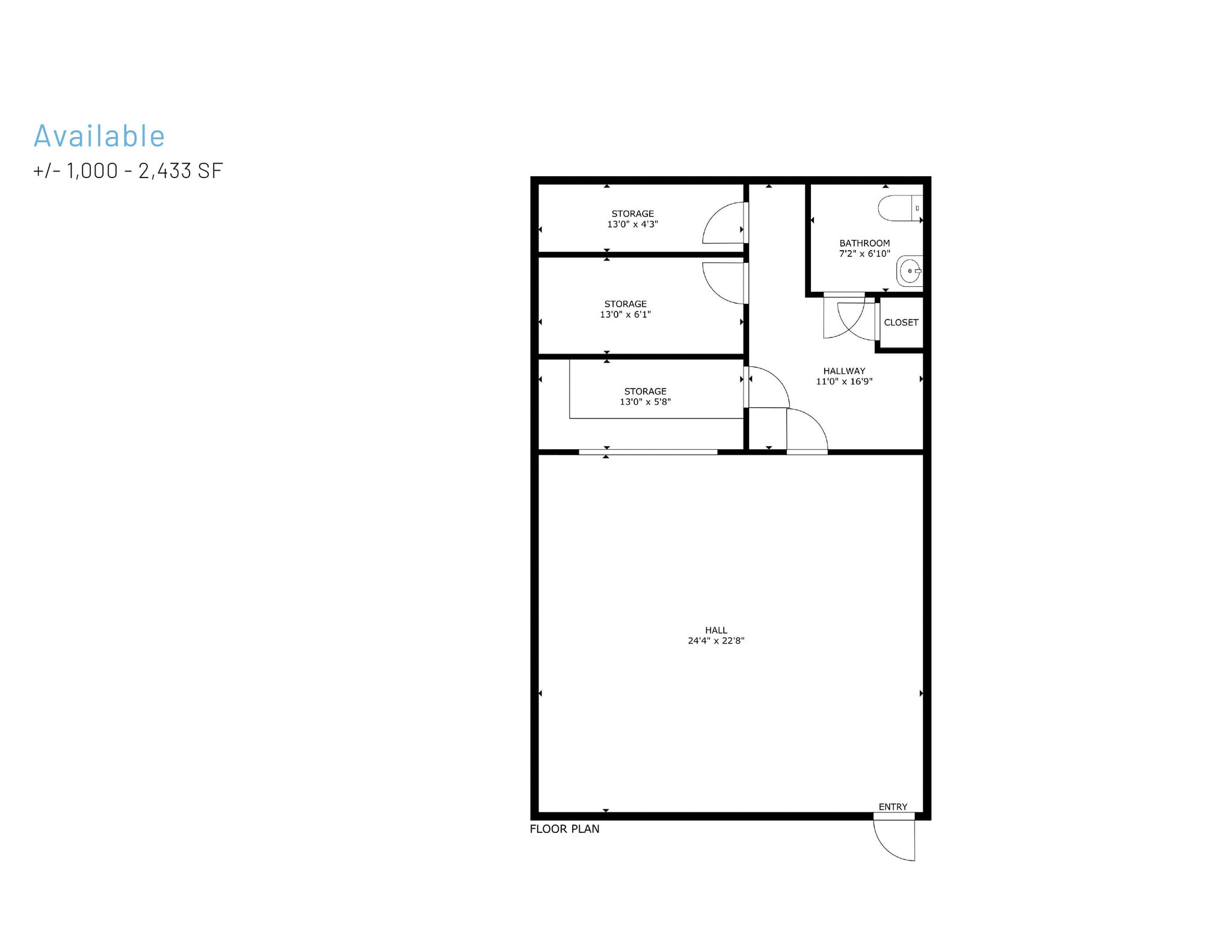 4211-4221 South Blvd, Charlotte, NC for lease Floor Plan- Image 1 of 2