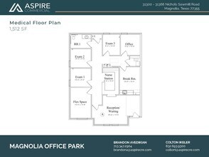 31368 Nichols Sawmill Rd, Magnolia, TX for lease Floor Plan- Image 1 of 2