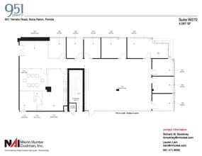 951 Yamato Rd, Boca Raton, FL for lease Floor Plan- Image 2 of 2