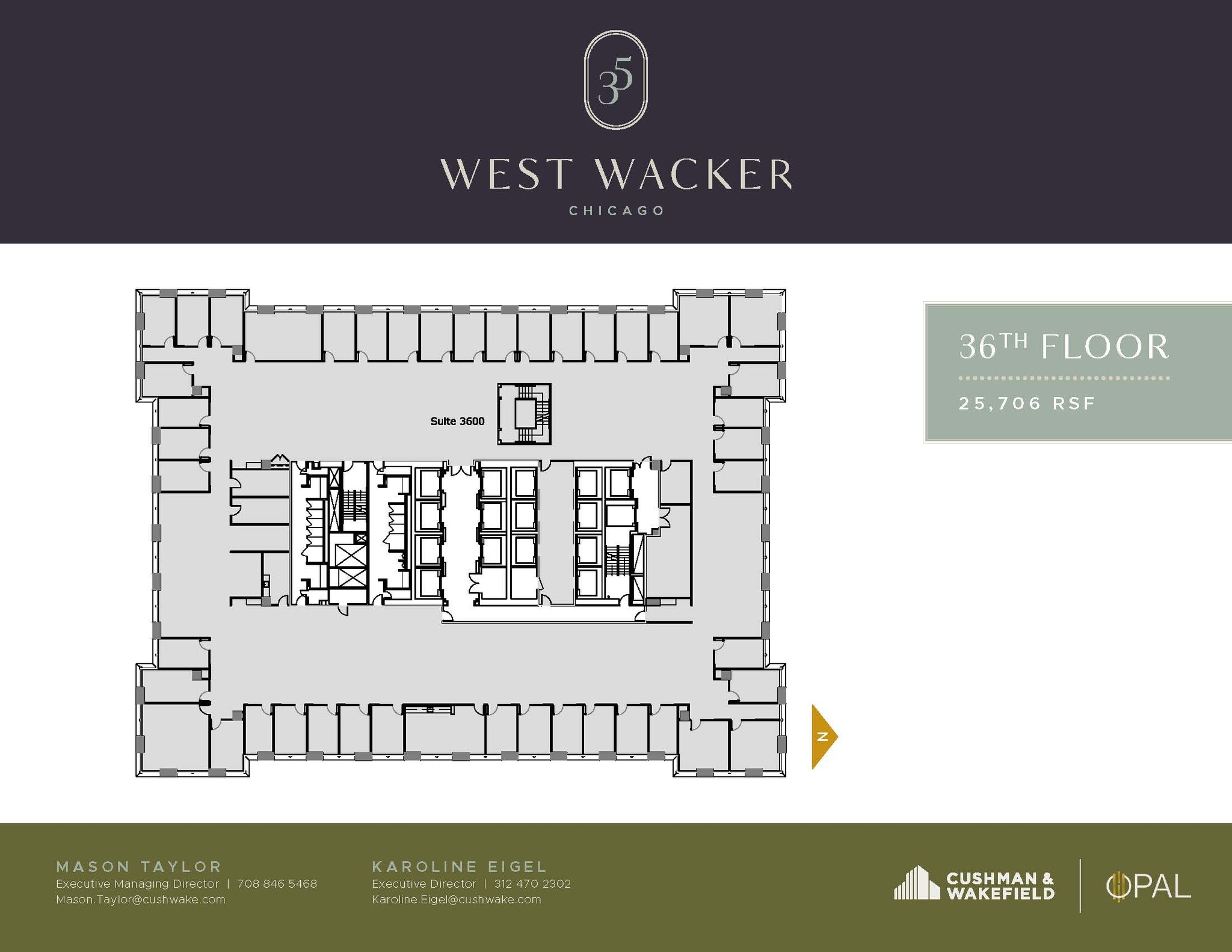 35 W Wacker Dr, Chicago, IL for lease Floor Plan- Image 1 of 1
