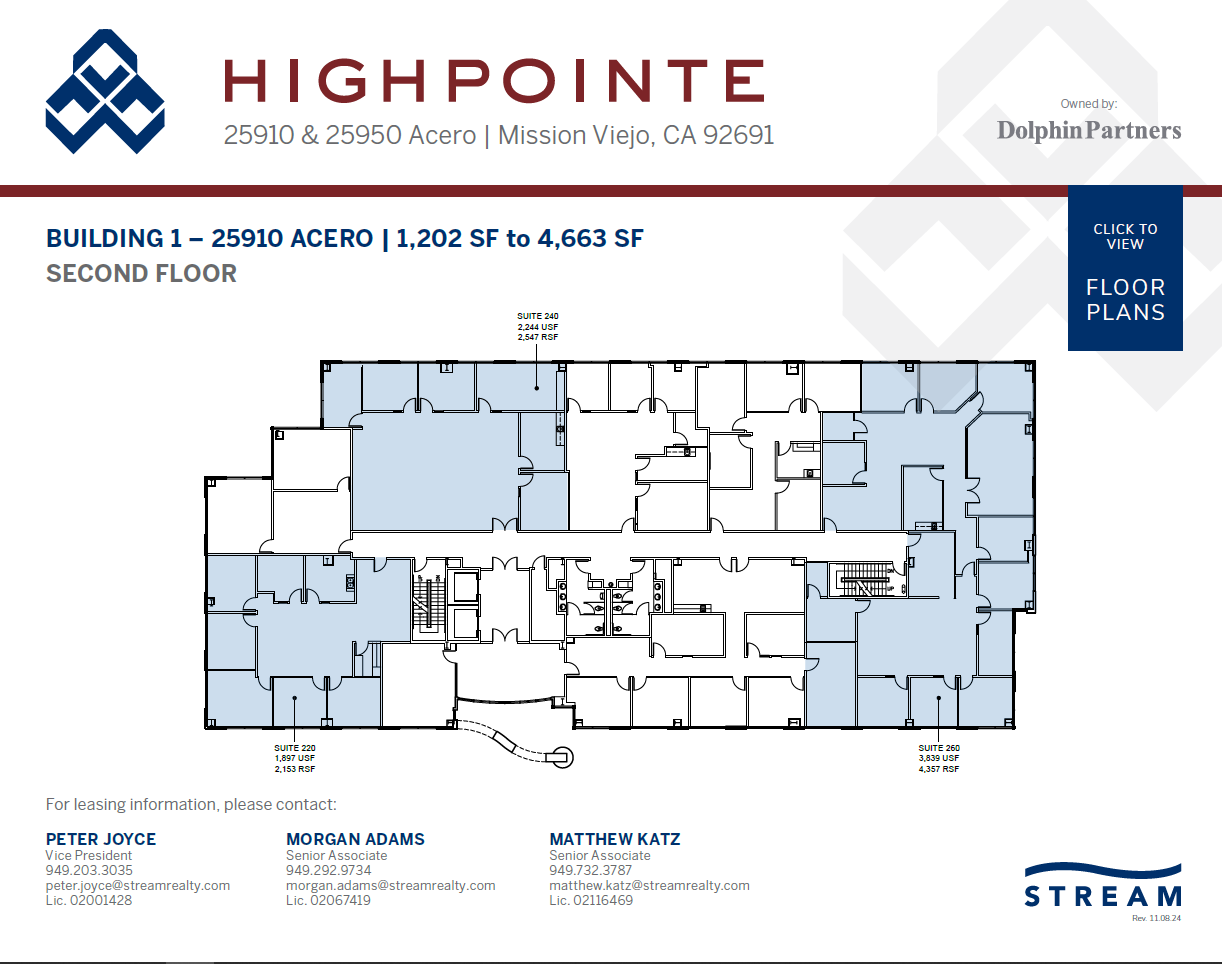 25950 Acero, Mission Viejo, CA for lease Floor Plan- Image 1 of 1