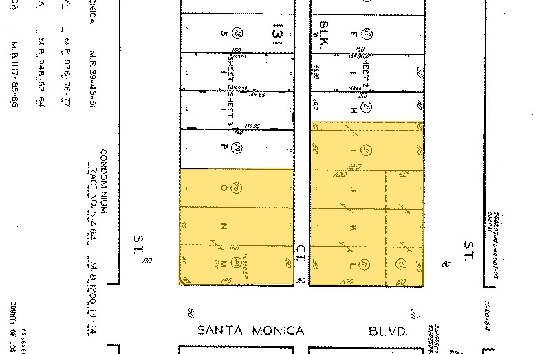 1801 Santa Monica Blvd, Santa Monica, CA for sale - Plat Map - Image 2 of 2