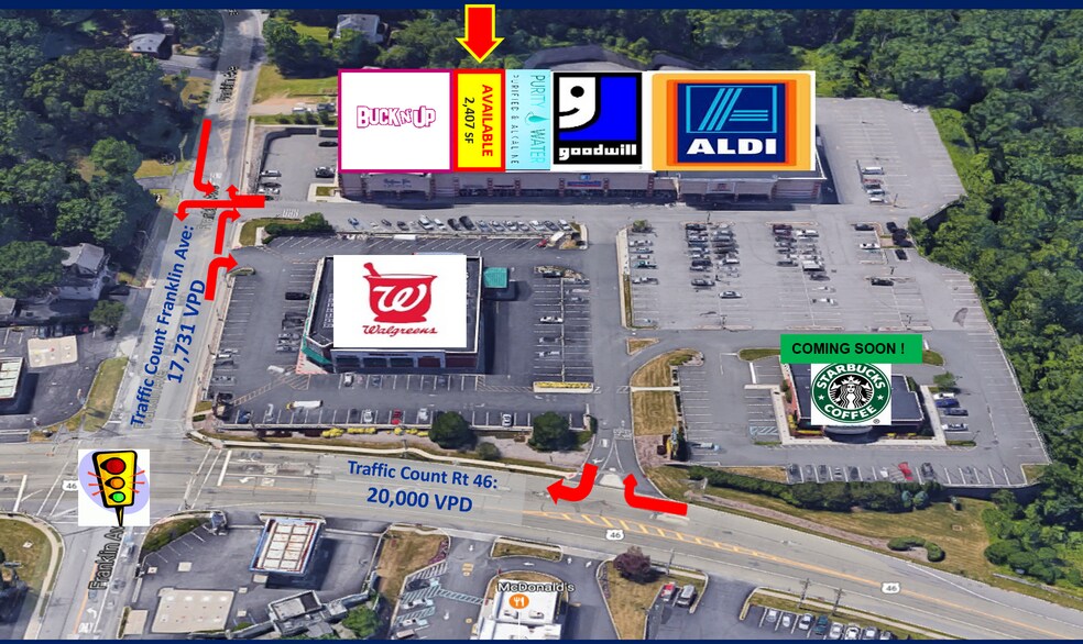 Route 46, Rockaway, NJ for sale - Aerial - Image 1 of 1