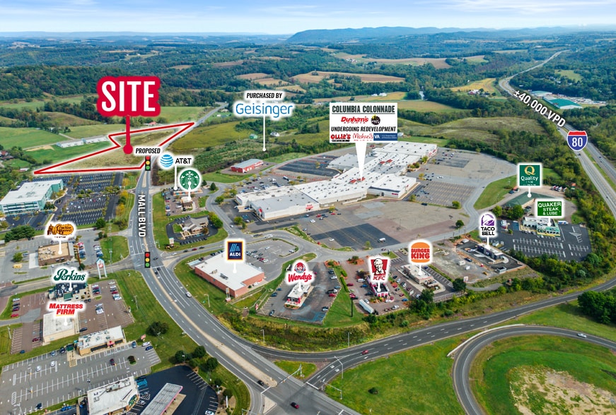 Schoolhouse Rd & Mall blvd, Bloomsburg, PA for lease - Building Photo - Image 1 of 1