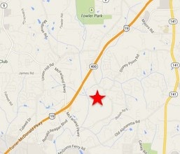 5945 Cabot Pky, Alpharetta, GA - AERIAL  map view