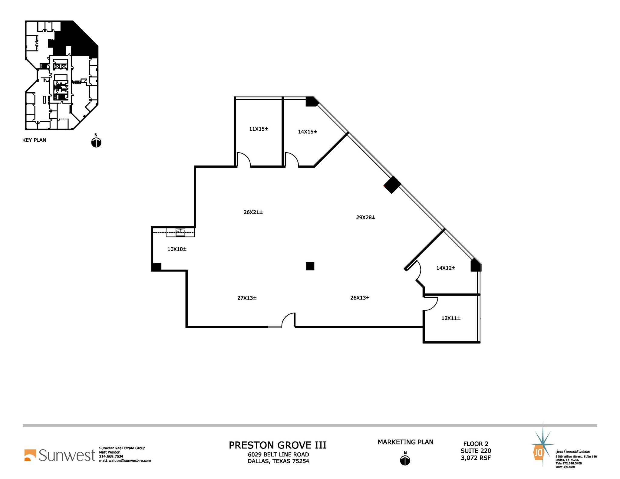 6009 Belt Line Rd, Dallas, TX for lease Floor Plan- Image 1 of 6