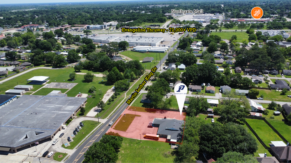 910 Martin Luther King Jr Dr, Lafayette, LA for lease - Aerial - Image 2 of 2