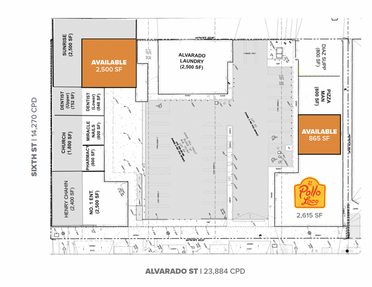 505-545 S Alvarado St, Los Angeles, CA for lease - Site Plan - Image 3 of 8