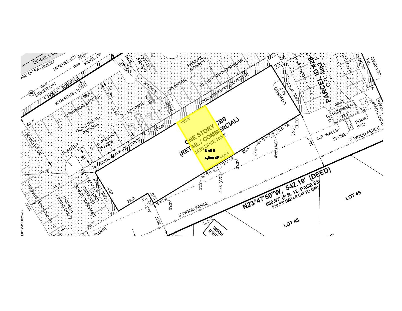 4430-4450 NE Dixie Hwy, Palm Bay, FL for lease Site Plan- Image 1 of 1