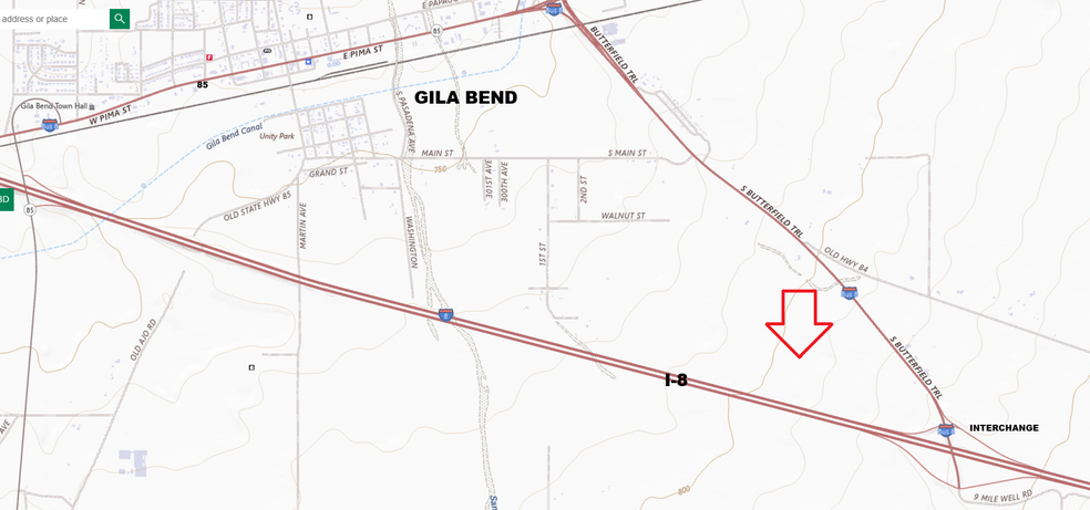 Butterfield Tr at I-8 Interchange, Gila Bend, AZ for sale - Building Photo - Image 2 of 5