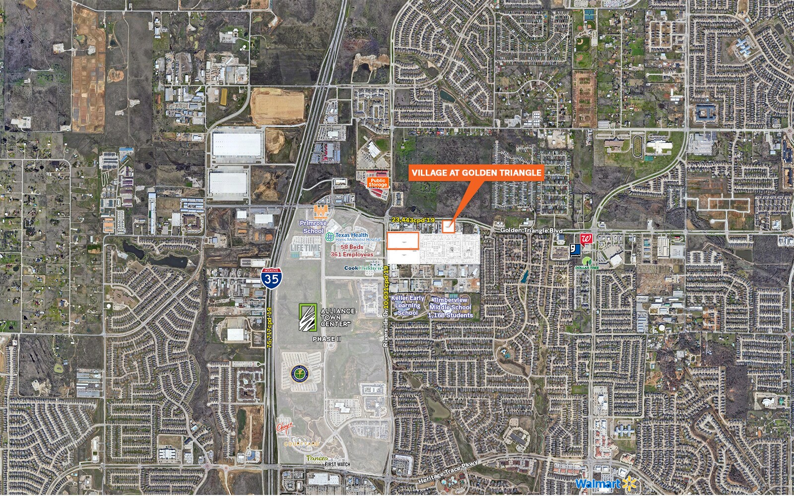 SWQ North Riverside & Golden Triangle Blvd, Fort Worth, TX for sale Primary Photo- Image 1 of 1