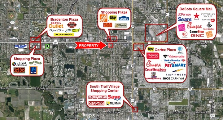 2105-2127 Cortez Rd W, Bradenton, FL for sale Aerial- Image 1 of 1