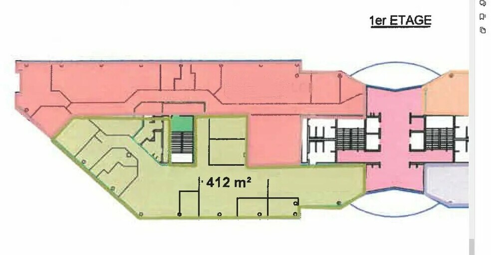 Office in Le Havre for lease - Floor Plan - Image 2 of 2
