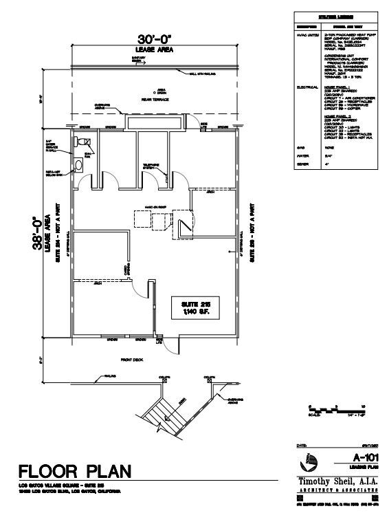 15466 Los Gatos Blvd, Los Gatos, CA for lease Floor Plan- Image 1 of 1