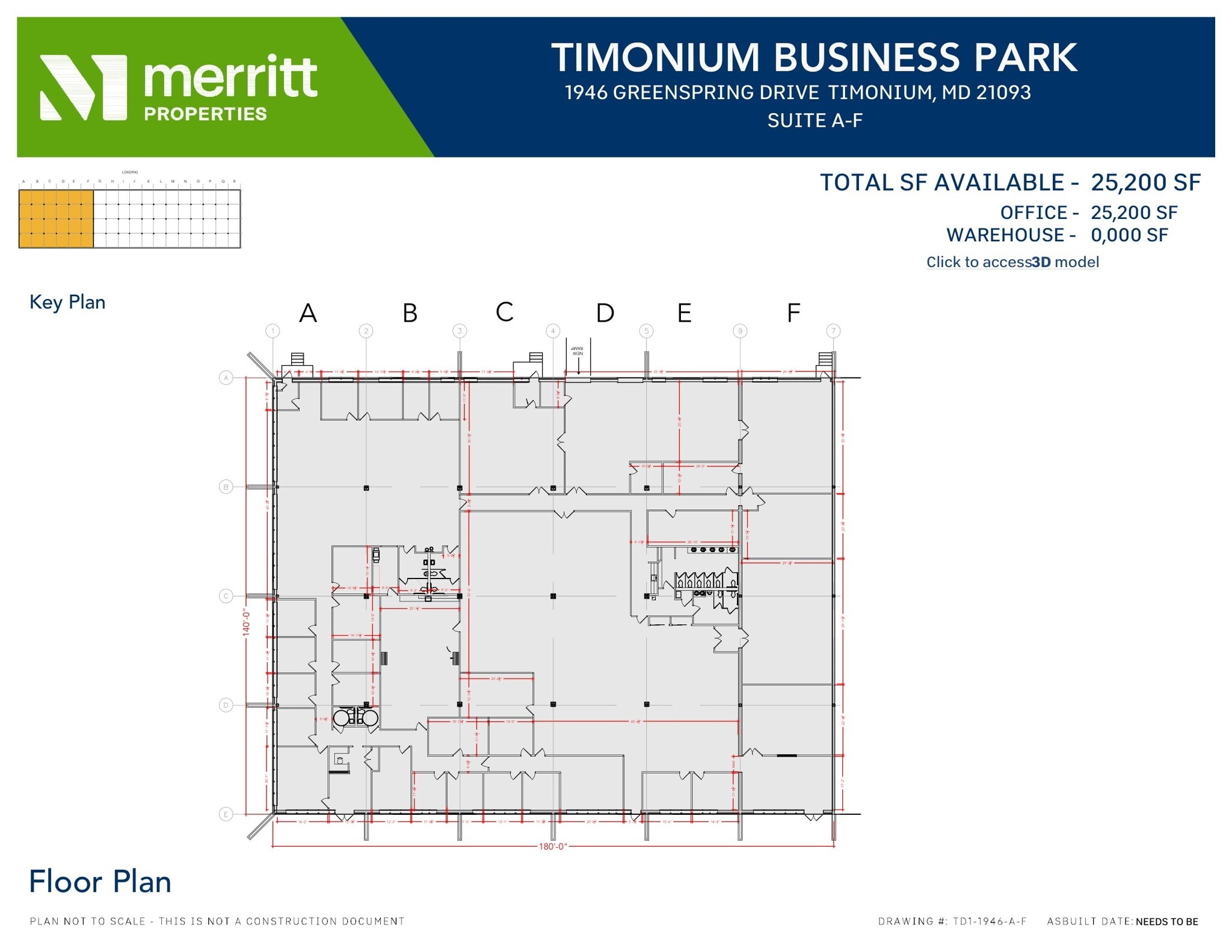 1940-1946 Greenspring Dr, Timonium, MD for lease Floor Plan- Image 1 of 1