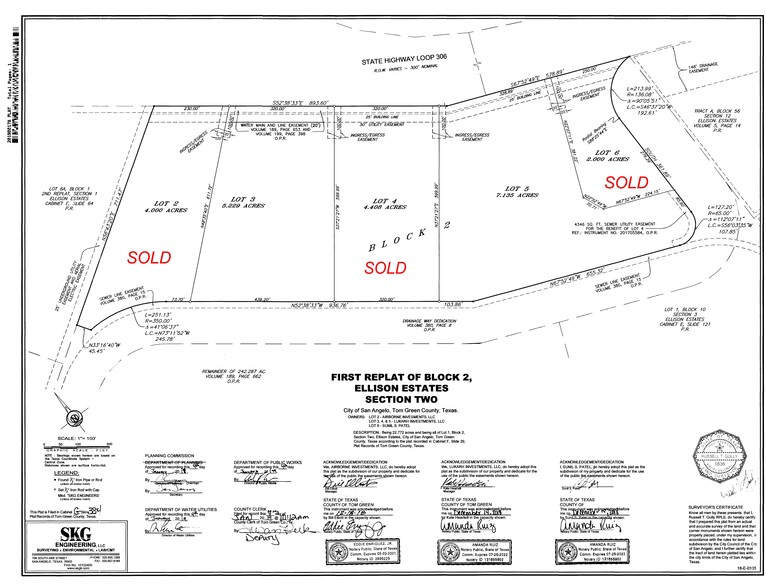 4141 Loop 306, San Angelo, TX for sale - Plat Map - Image 2 of 4