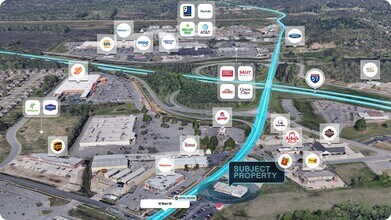 1324 W Main St, Cabot, AR - AERIAL  map view