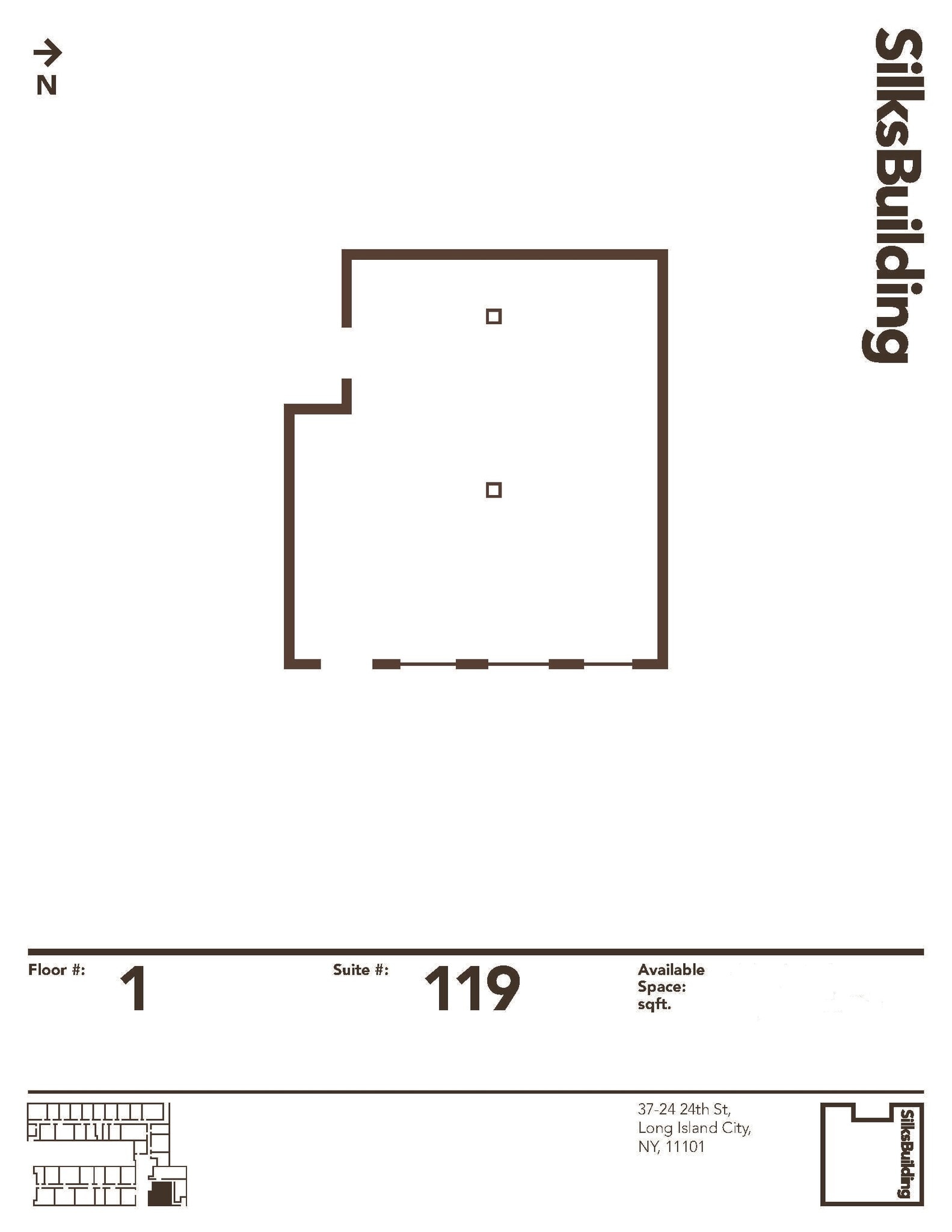 37-24 24th St, Long Island City, NY for lease Floor Plan- Image 1 of 9