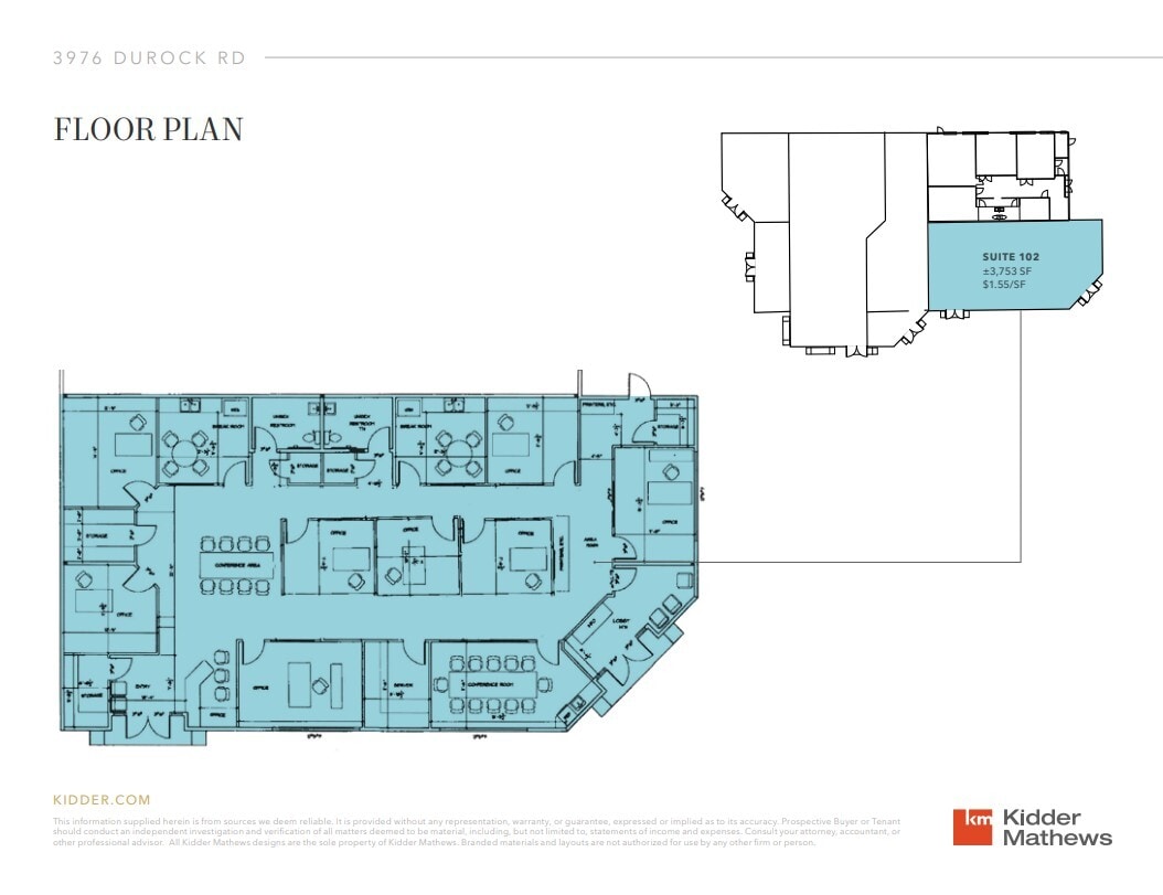 3976 Durock Rd, Cameron Park, CA for lease Floor Plan- Image 1 of 1