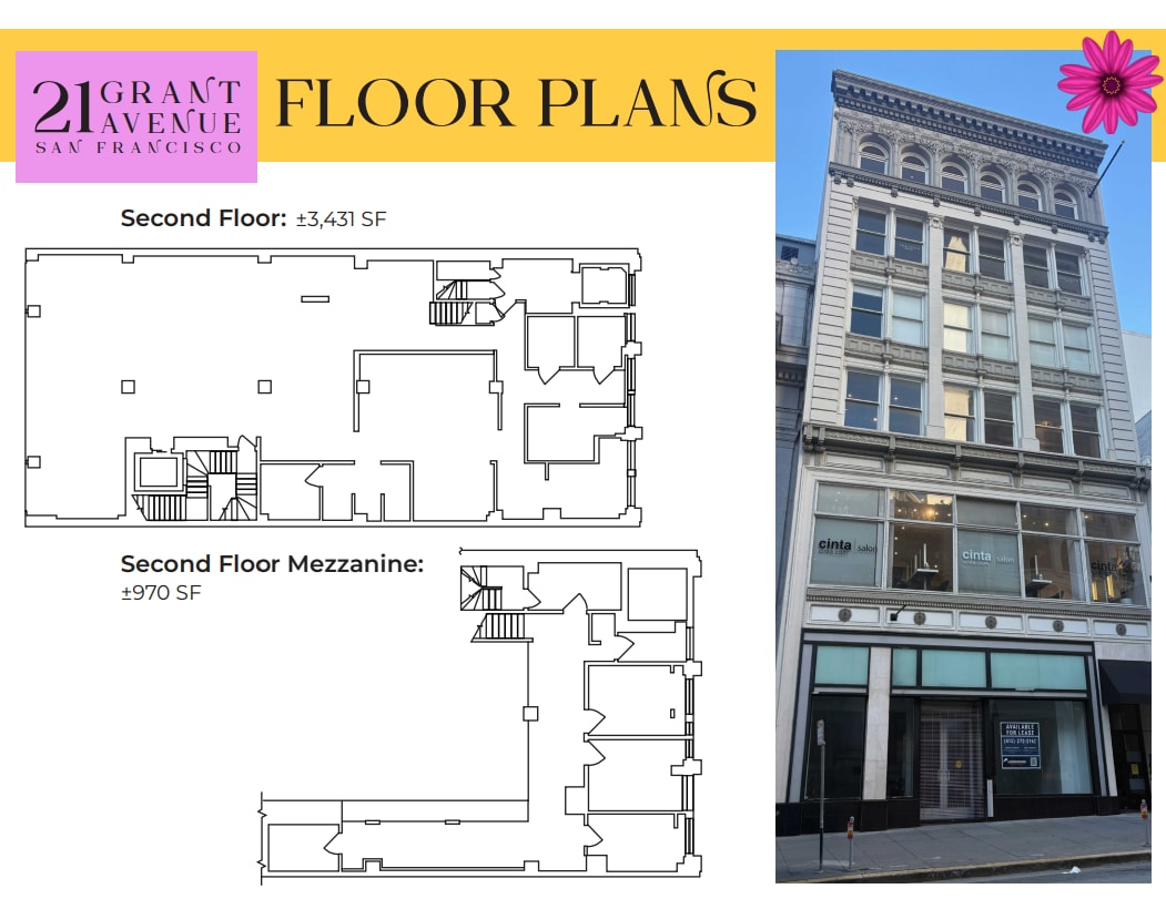 21 Grant Ave, San Francisco, CA for lease Floor Plan- Image 1 of 1