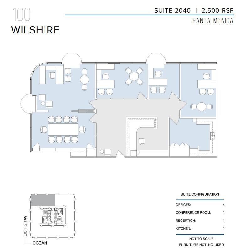 100 Wilshire Blvd, Santa Monica, CA for lease Floor Plan- Image 1 of 1