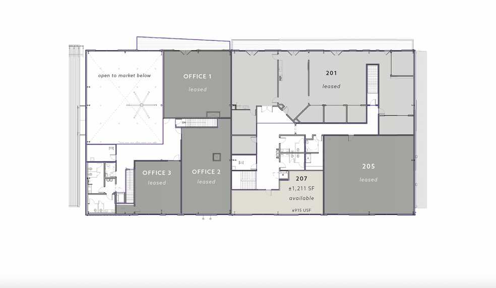 157 Welborn st, Greenville, SC for lease - Floor Plan - Image 2 of 10