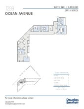 1299 Ocean Ave, Santa Monica, CA for lease Floor Plan- Image 1 of 1