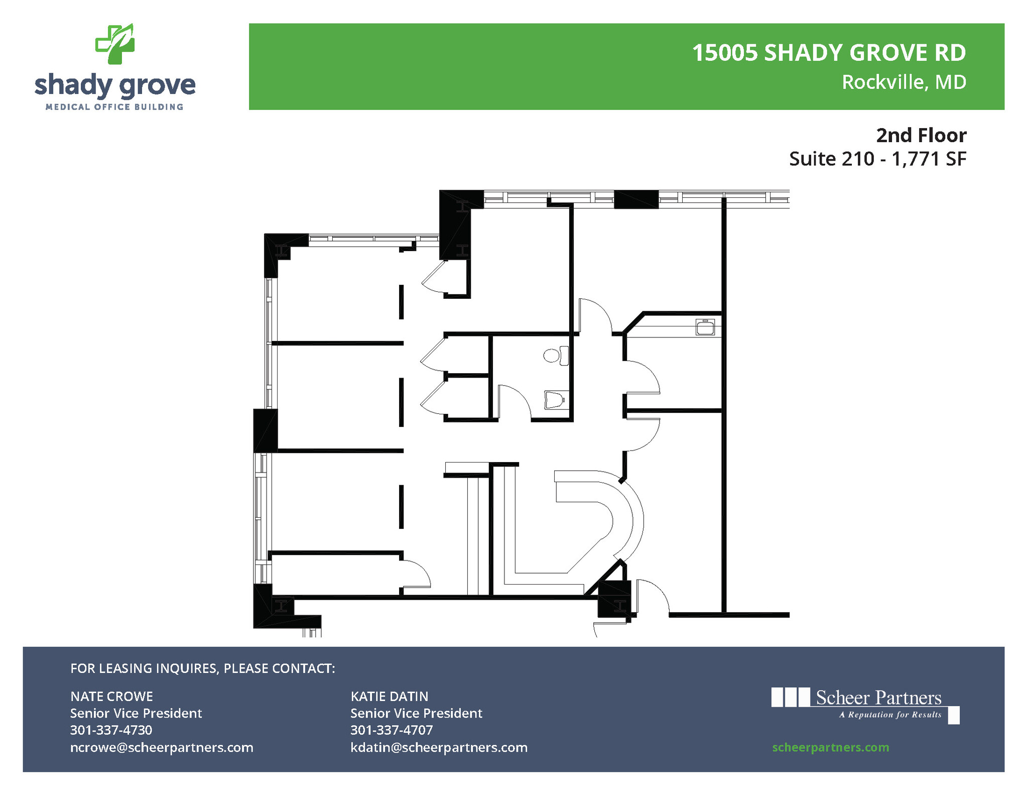 15005 Shady Grove Rd, Rockville, MD for lease Floor Plan- Image 1 of 1