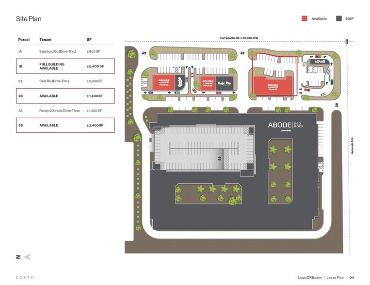 5235 S Fort Apache Rd, Las Vegas, NV for lease - Site Plan - Image 2 of 2